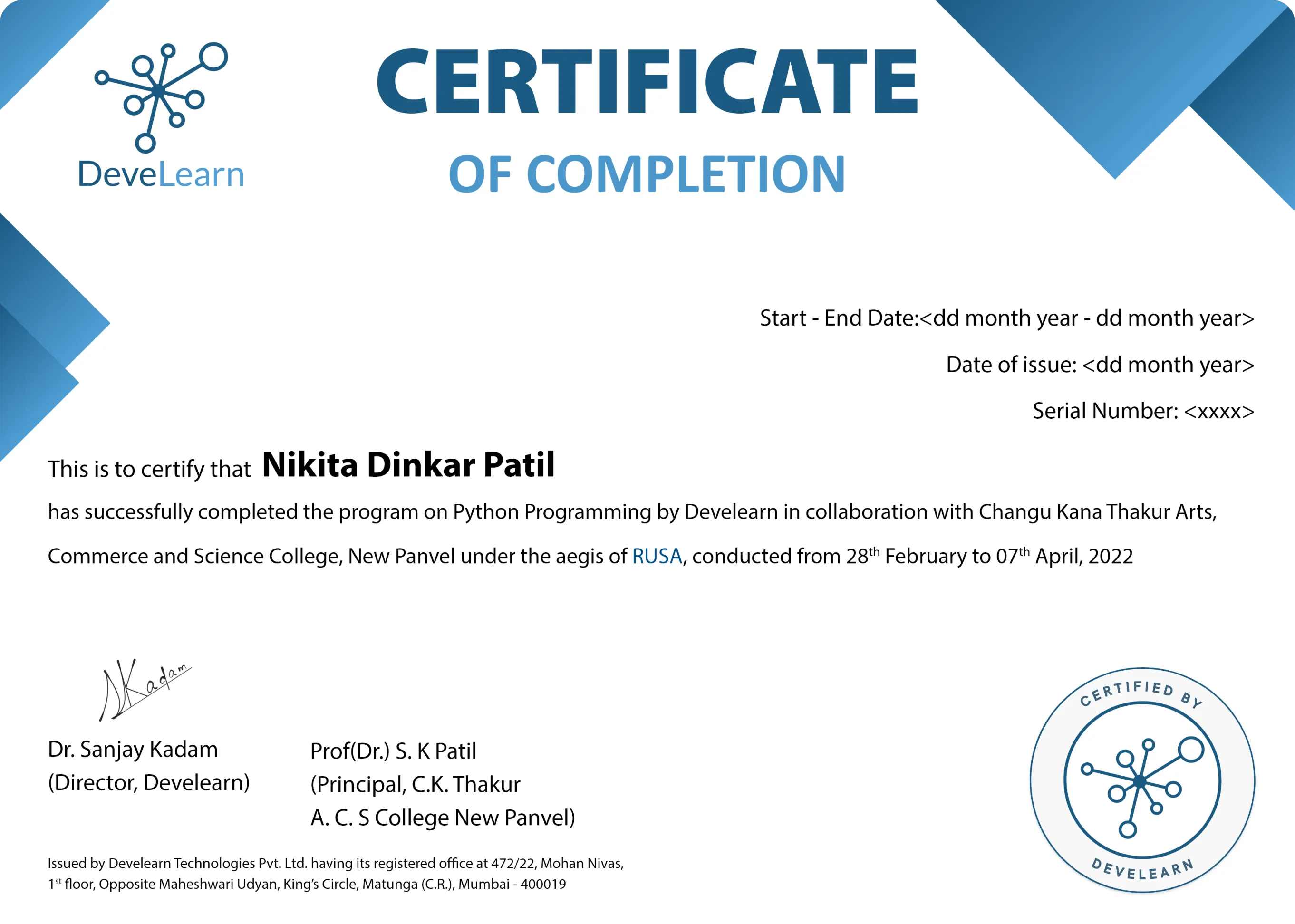 Data Science Course in Thane Develearn Data Science Course in Thane Develearn